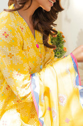 Zellbury Unstitched 2 Piece Digital Printed & Emb Lawn Vol-03 Collection'2024-WU-655